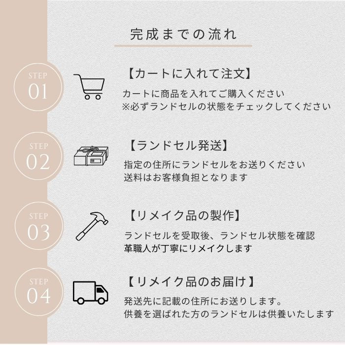 ランドセルリメイクブックカバーR18001デファドル